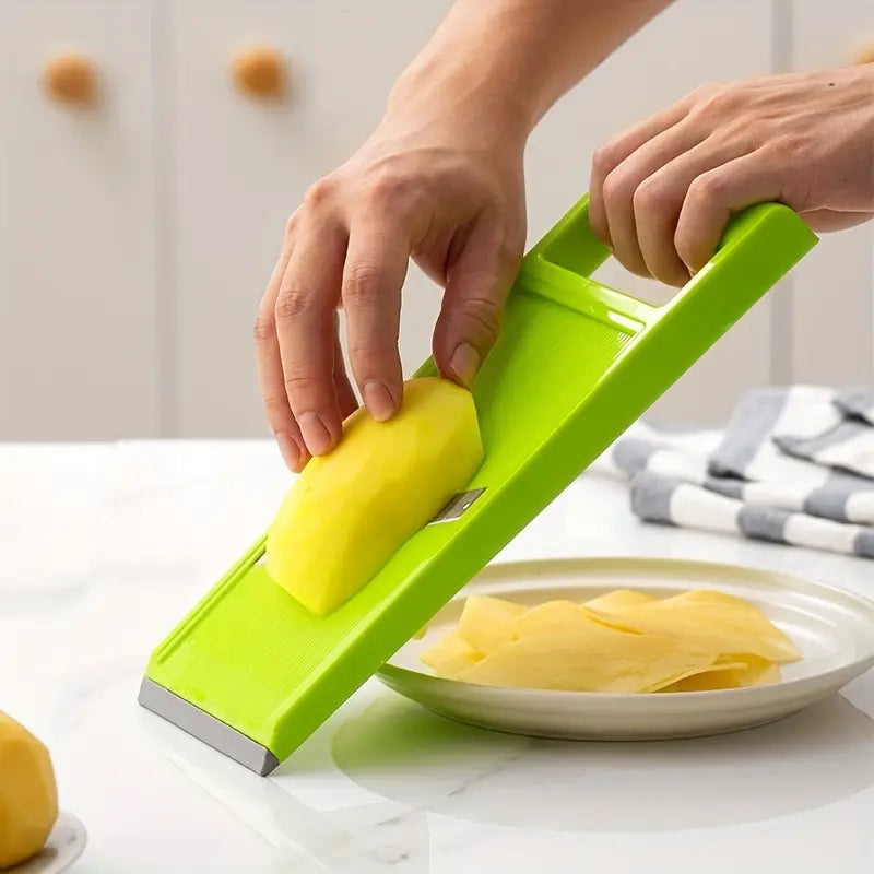 Handheld Multi-Veggie Slicer with Stainless Blade