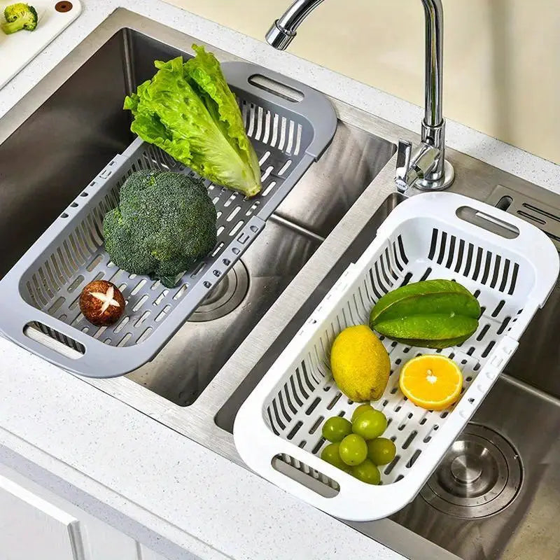 Retractable Adjustable Sink Basket