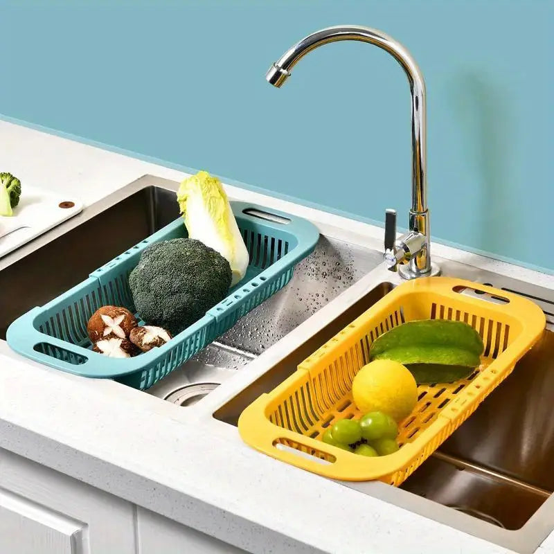 Retractable Adjustable Sink Basket
