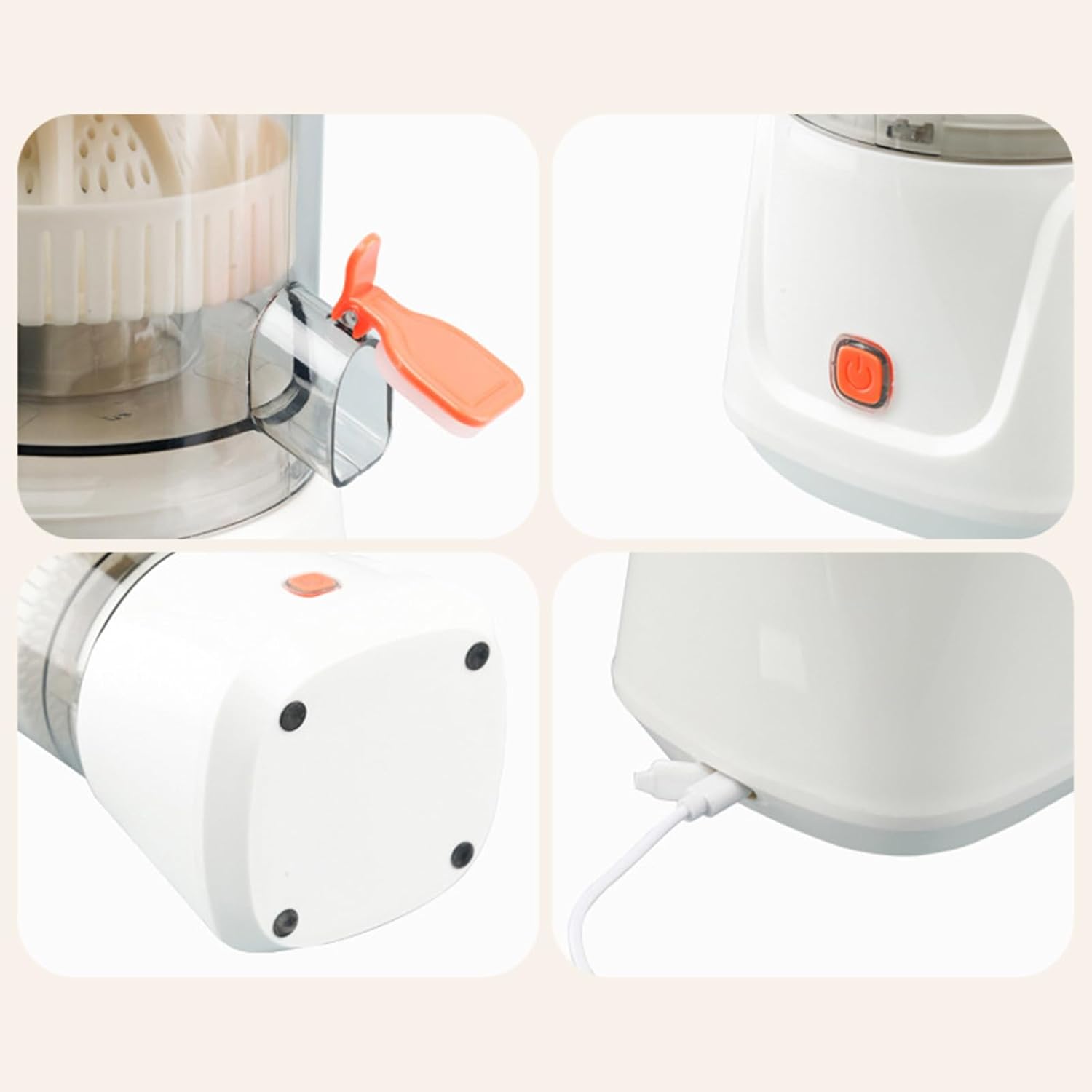 USB Rechargeable Electric Juicer – Compact, Quiet Citrus Juicer for Home or Travel