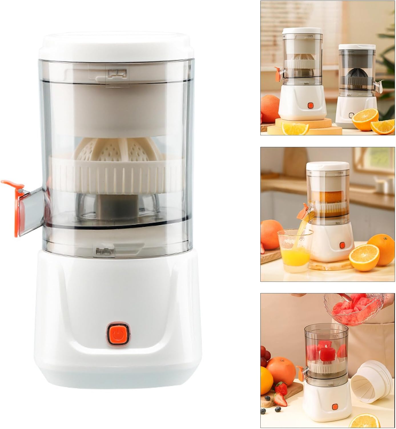 USB Rechargeable Electric Juicer – Compact, Quiet Citrus Juicer for Home or Travel