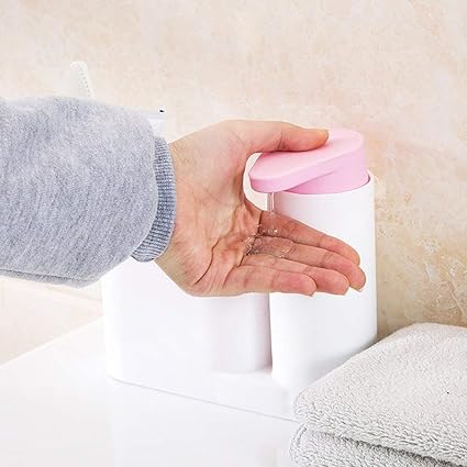 Space-Saving Dish Soap Dispenser with Sponge Organizer