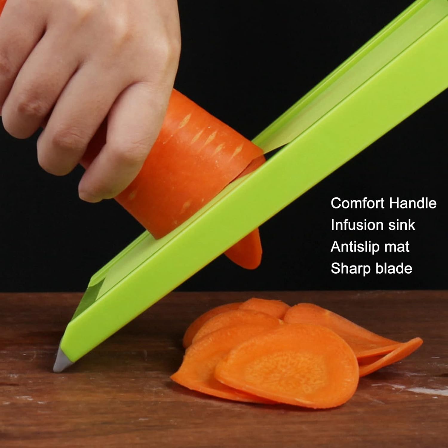 Handheld Multi-Veggie Slicer with Stainless Blade