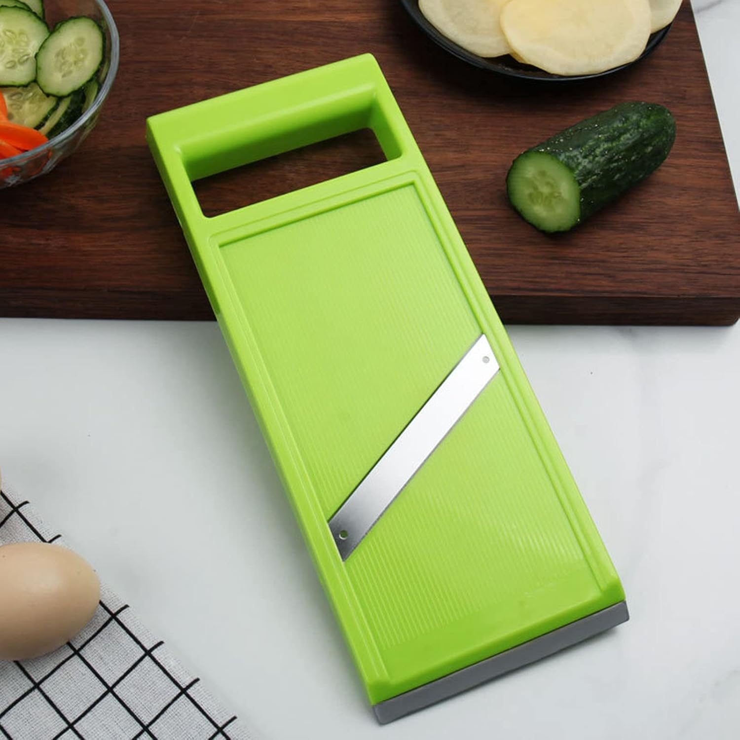 Handheld Multi-Veggie Slicer with Stainless Blade