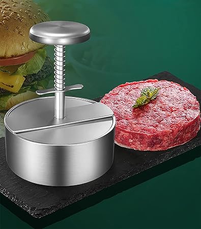 Adjustable Stainless Steel Burger Press