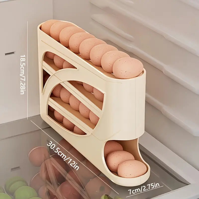 Double-Layer Stackable Egg Storage Container