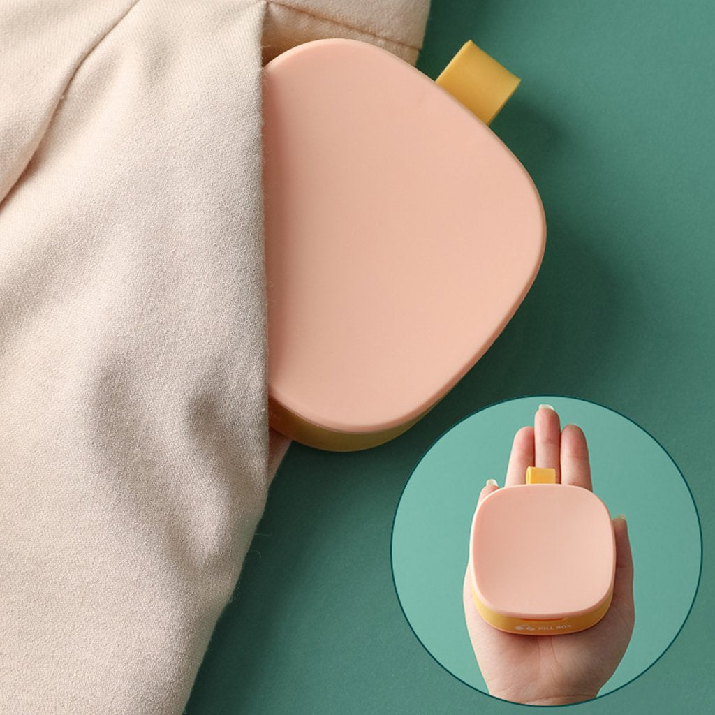 Portable 7-Day Medicine Storage Box with Airtight Lid