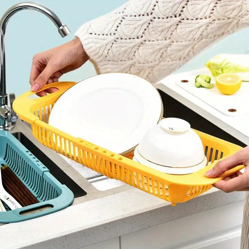Retractable Adjustable Sink Basket